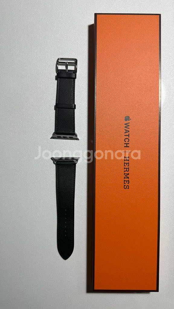 애플워치 에르메스 누아 싱글투어 46mm 팝니다.--0