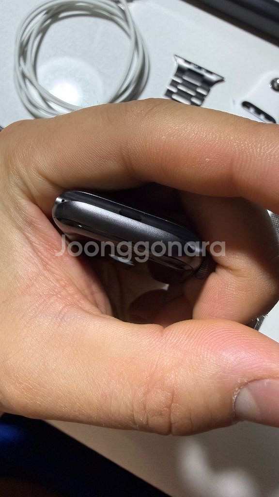 애플워치 SE1 44mm 나이키 GPS 블랙 팝니다.--5