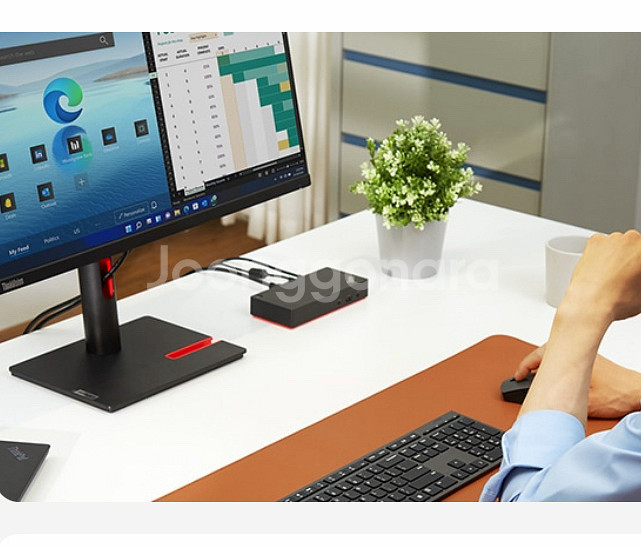 레노버 도킹스테이션 허브 - ThinkPad 40AY--5