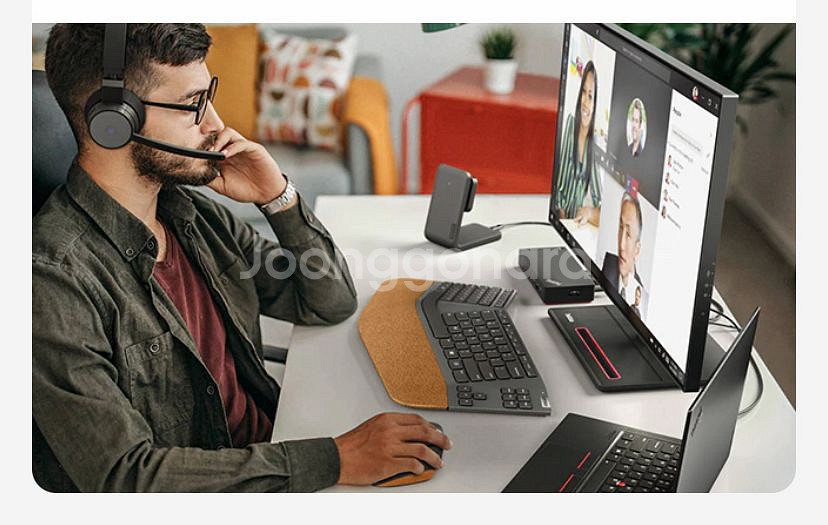 레노버 도킹스테이션 허브 - ThinkPad 40AY--6