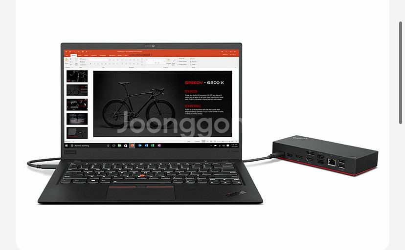 레노버 도킹스테이션 허브 - ThinkPad 40AY--7
