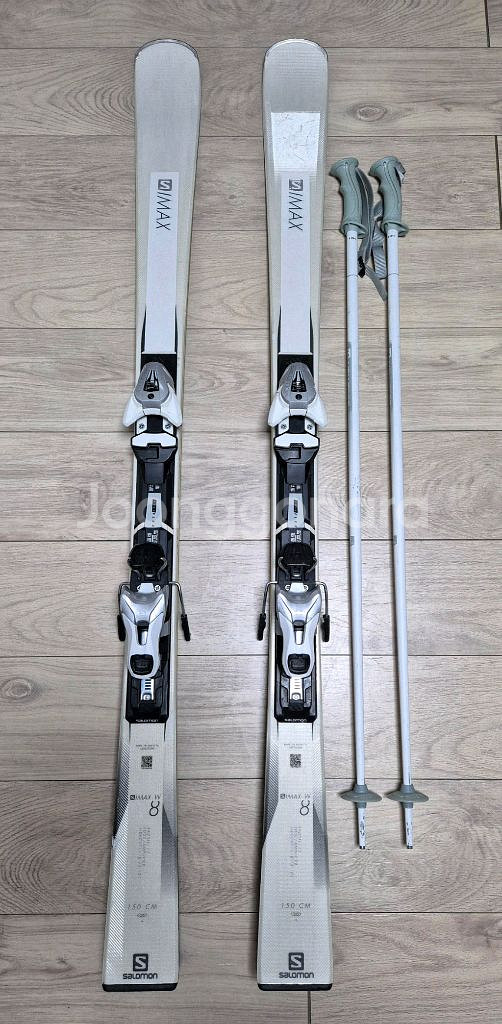 살로몬 여성 중급자용 회전스키 150cm--0