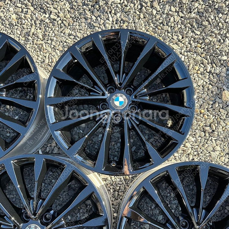 18인치 BMW5시리즈 530I 유광블랙 순정휠 한대분--2
