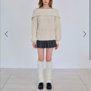 릴리코츠 오픈숄더 니트 Roa Off-Shoulder