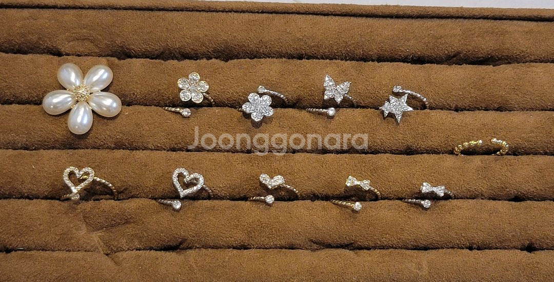 진주꽃반지 일괄 7000원--0