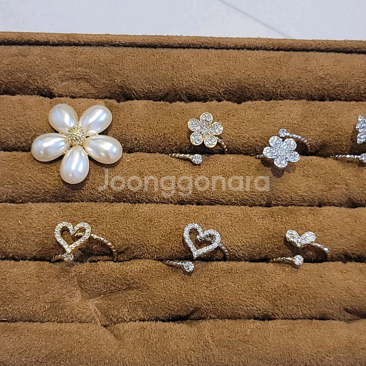 진주꽃반지 일괄 7000원--1