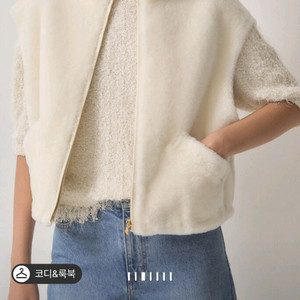 랑방 램스퍼 집업 베스트 (타임 마인 더캐시미어)