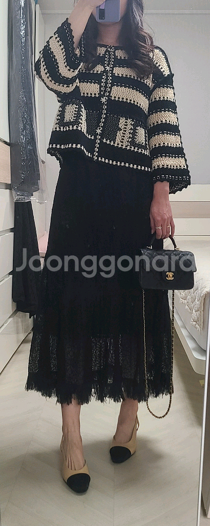 타임 튤 레이어 레이스 스커트55 랑방 더캐시미어 마인--9