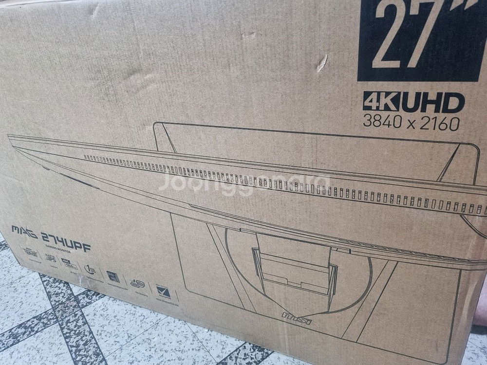 msi 274upf 27인치 4k 144hz 1ms 판--0