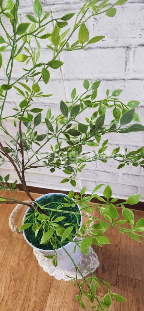 새상품)풍성한 화초조화 나무 대형철제화분 인테리어소품--1