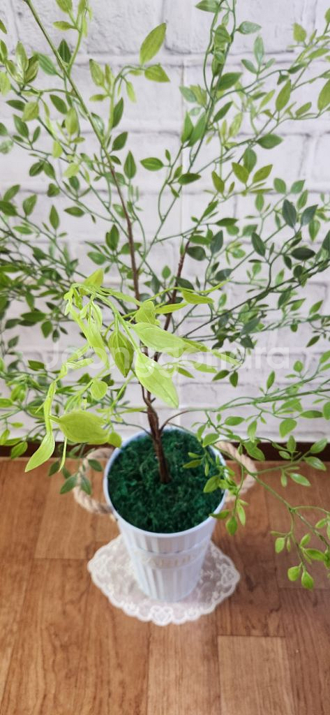 새상품)풍성한 화초조화 나무 대형철제화분 인테리어소품--2