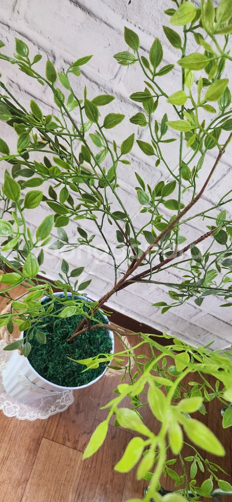 새상품)풍성한 화초조화 나무 대형철제화분 인테리어소품--3