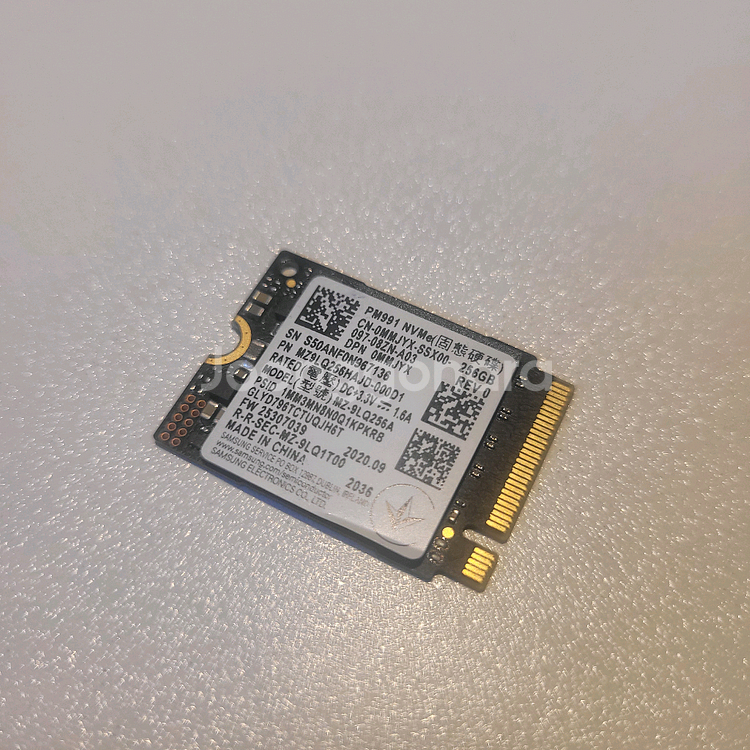 삼성 m.2 nvme 256G PM991--0