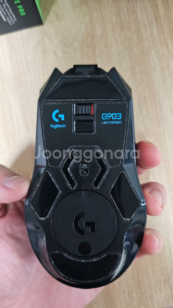 로지텍G903 + 로지텍 파워플레이 + 여분 마우스패드--1