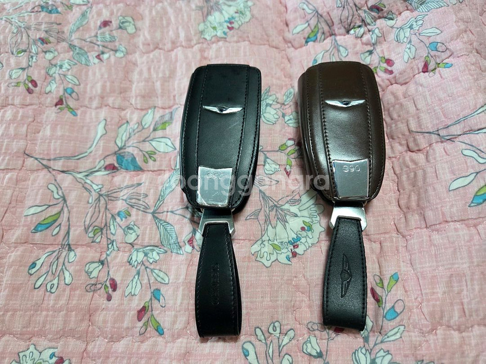 G90 순정 가죽키케이스 셋트--0