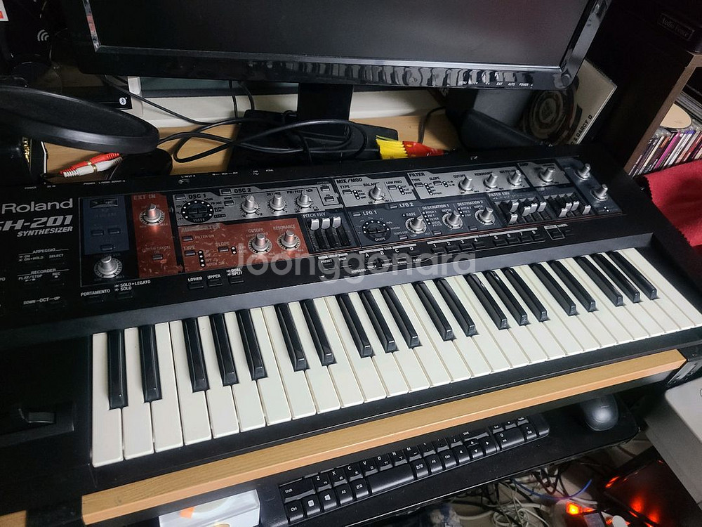Roland SH-201 아날로그 신디사이저--0