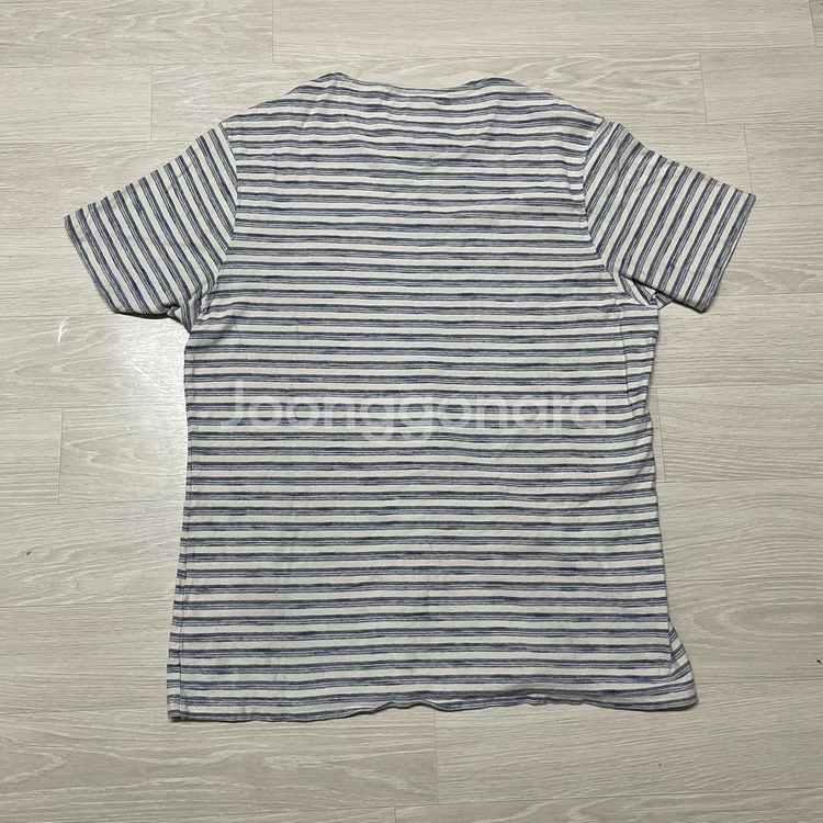 바버 인터네셔널 스트라이프 반팔 티셔츠--3