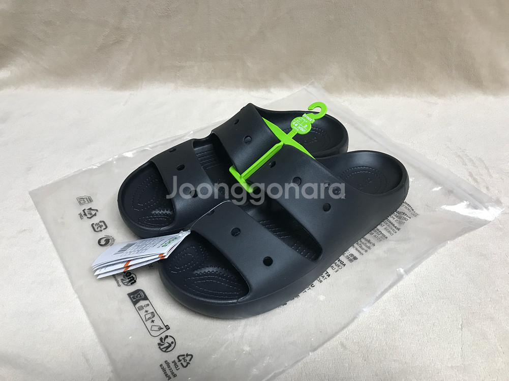 [새상품] 크록스 클래식샌들2.0 슬라이드 블랙 290--1