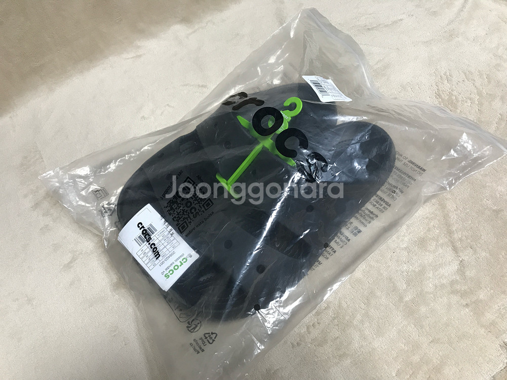 [새상품] 크록스 클래식샌들2.0 슬라이드 블랙 290--8