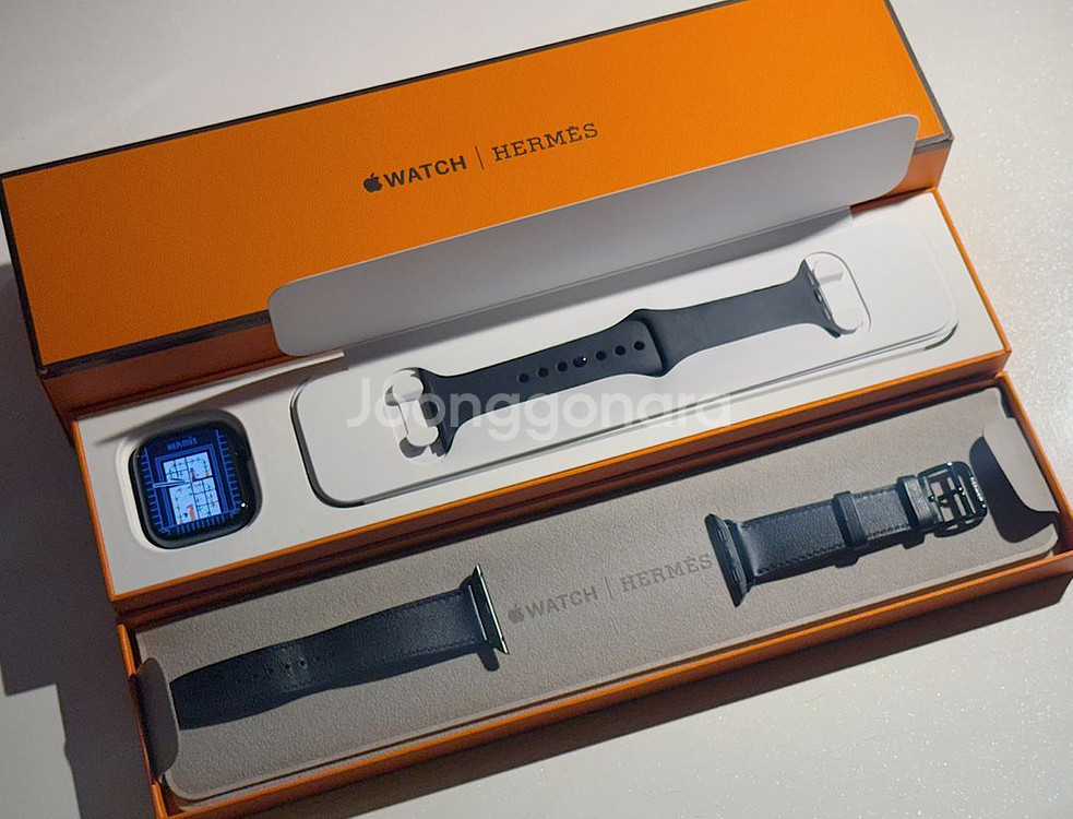 애플워치7 에르메스 누아르 블랙 41mm--0