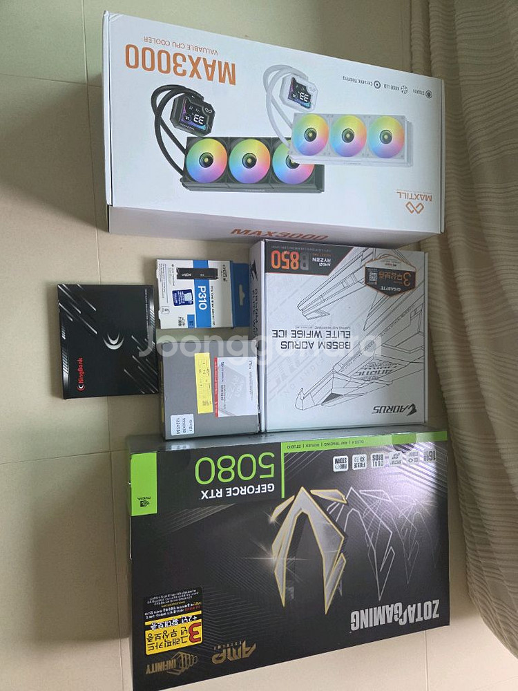 9950x3d, b850m wifi, rtx5080--3