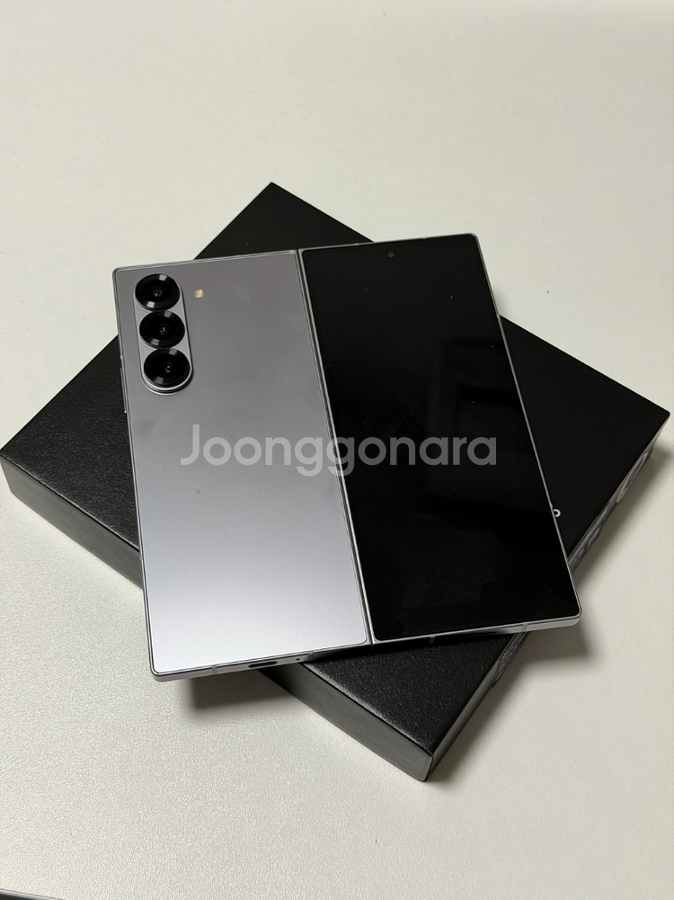 24년10월2일 skt개통 갤럭시Z폴드6 512g 실버--2