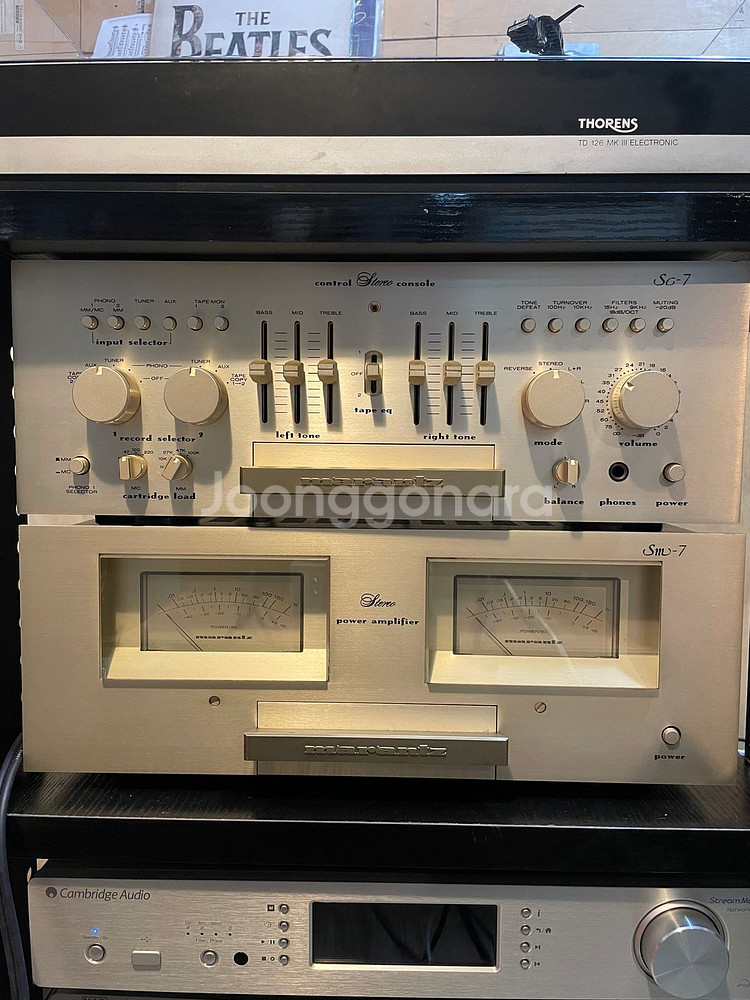 마란츠 프리앰프 sc-7, 파워앰프 sm-7 셋트--0