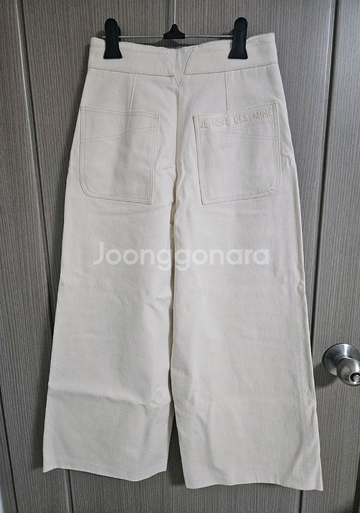 마인 와이드 크롭 팬츠 랑방 타임 더캐시미어 시스템--5