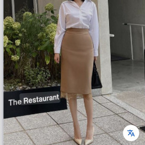 레티첼라 레이스 스커트 L