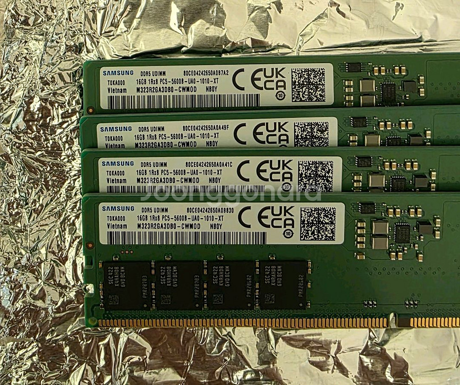 삼성 ddr5-5600 16GB 램 4개 팝니다--0