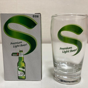 S 에스 라이트 전용 미니유리컵 맥주잔