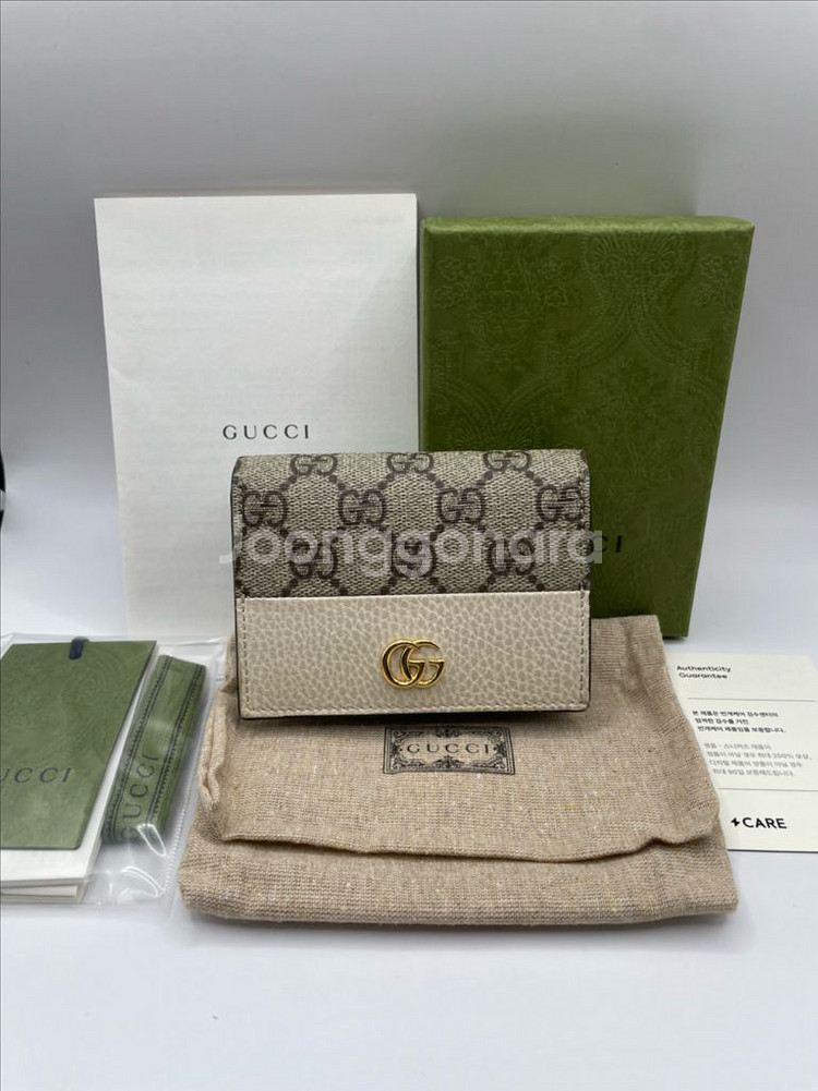 구찌 GG 마몽 카드지갑 반지갑--0
