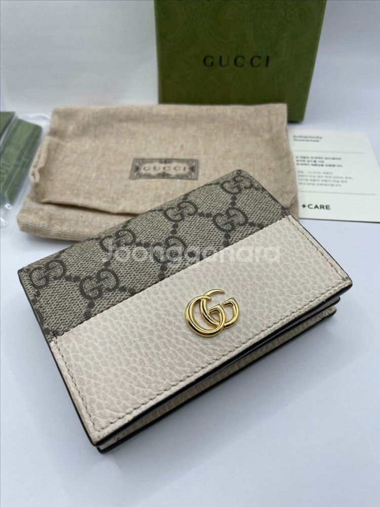 구찌 GG 마몽 카드지갑 반지갑--1