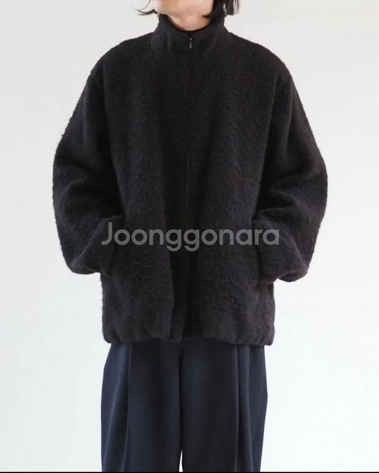 코모리 comoli / 카나파 카멜 샤기 자켓 / 3--0