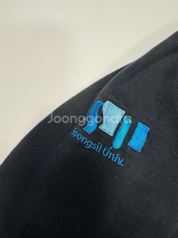 언더아머 빅 로고 블랙 빈티지 후드 티셔츠 XL--4