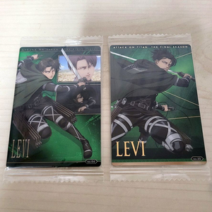 진격의 거인 웨하스 카드 리바이 세트