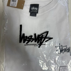 스투시 화이트 기본빈팔