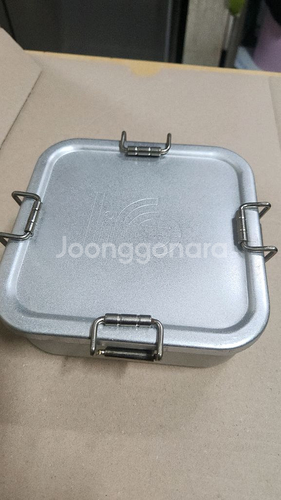 빈티지 캠핑 알루미늄 반찬통?도시락?--3