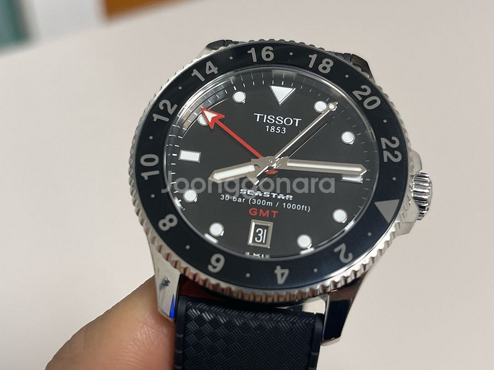 티쏘 씨스타 gmt 40mm--0