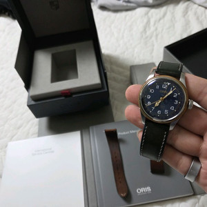오리스 빅크라운 포인터 데이트 브론즈 청판 40mm