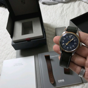 오리스 빅크라운 포인터 데이트 브론즈 청판 40mm