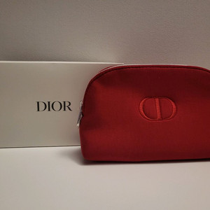 정품) 디올 반달 레드 파우치 (코스메틱)