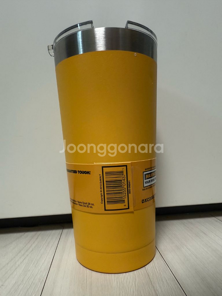 디월트 600ml 텀블러 옐로우--1