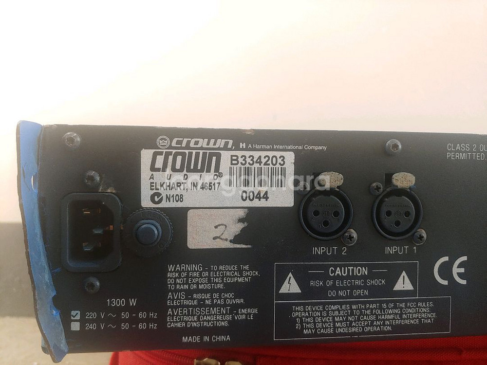 crown xls 602 파워앰프--5