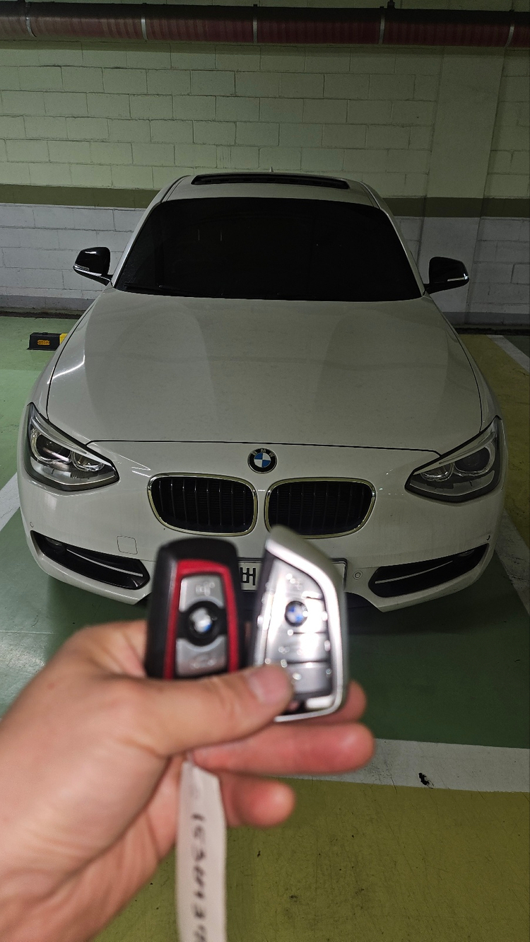 BMW 118d 분실 상황 대비한 예비 스마트키 복사 이미지