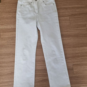 한섬 마인 화이트 데님 컷팅진 25인치 mine