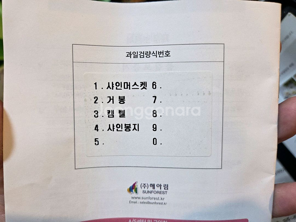 해아림 비파괴 당도측정기 H-100G--2