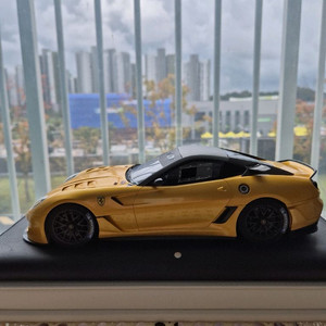 1 18 mr 페라리599xx 옐로우