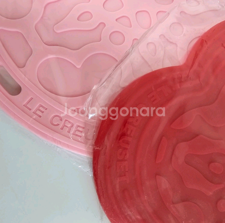 르크루제 실리콘 냄비 받침대 택포 새상품--6