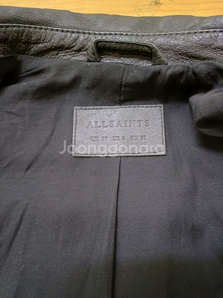 여성 올세인츠 가죽 쟈켓(새상품)--3